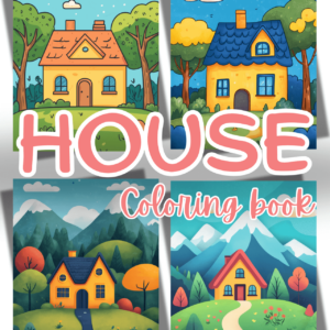 House Coloring Book: Awesome House Coloring Book