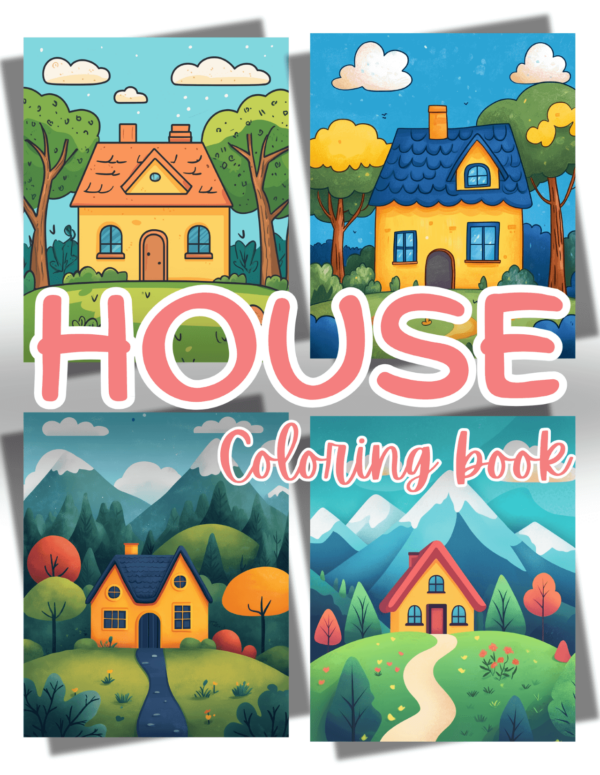 House Coloring Book: Awesome House Coloring Book