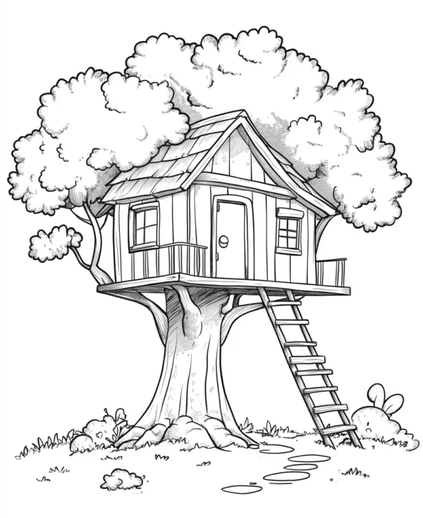 House Coloring Book: Awesome House Coloring Book - Image 4