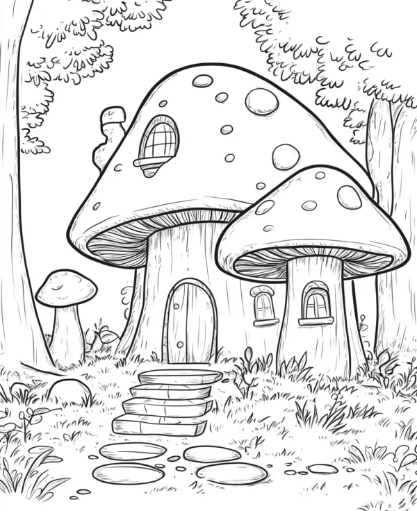 House Coloring Book: Awesome House Coloring Book - Image 6
