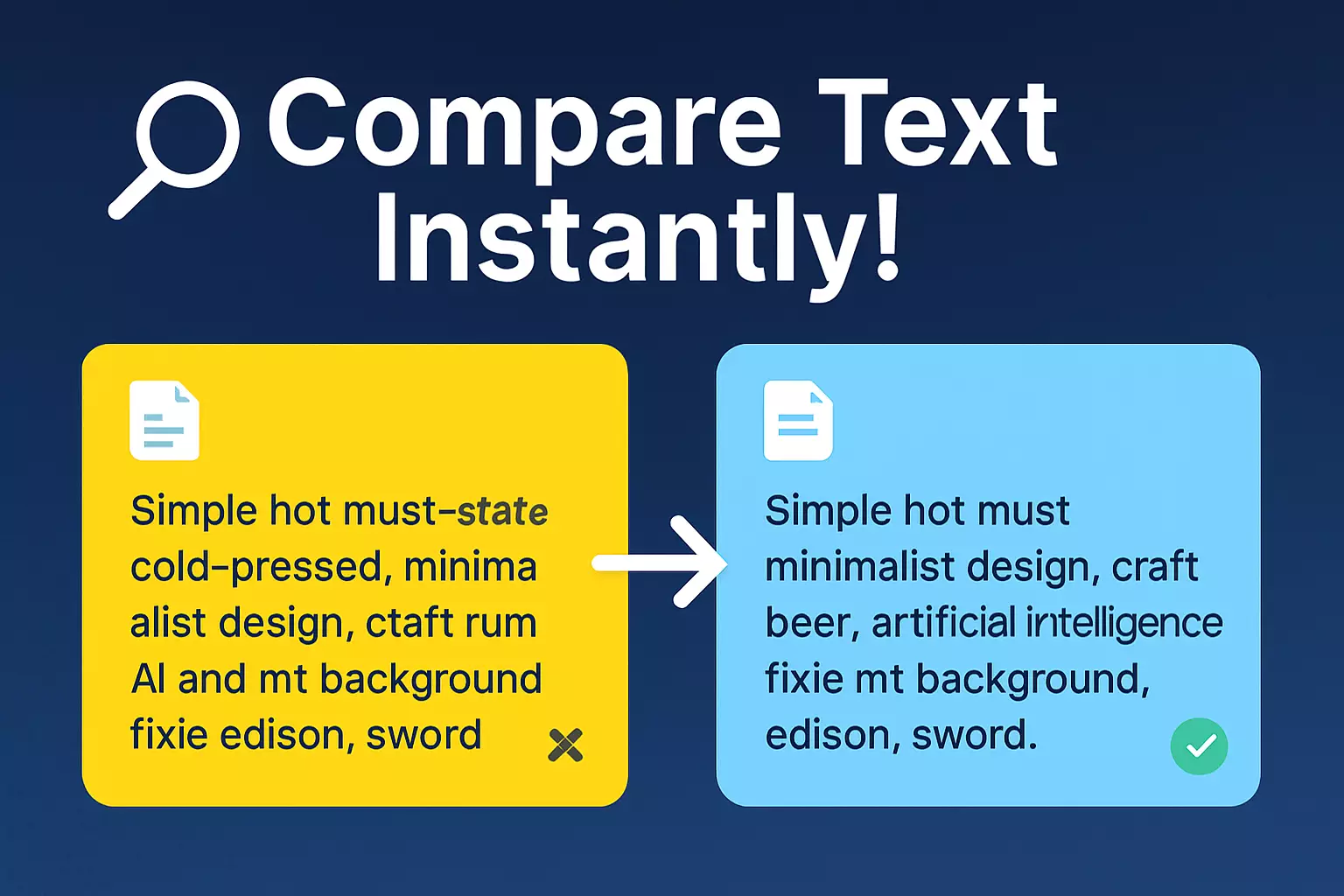 Compare Multi Text Tool