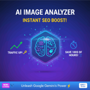 AI Image Analyzer - SEO Title & Keyword Generator